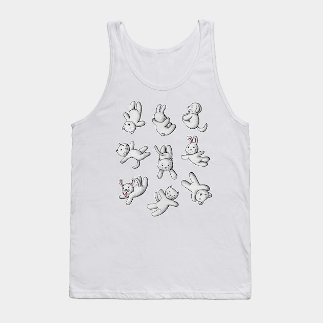 Falling Jumping Flying Tank Top by micklyn